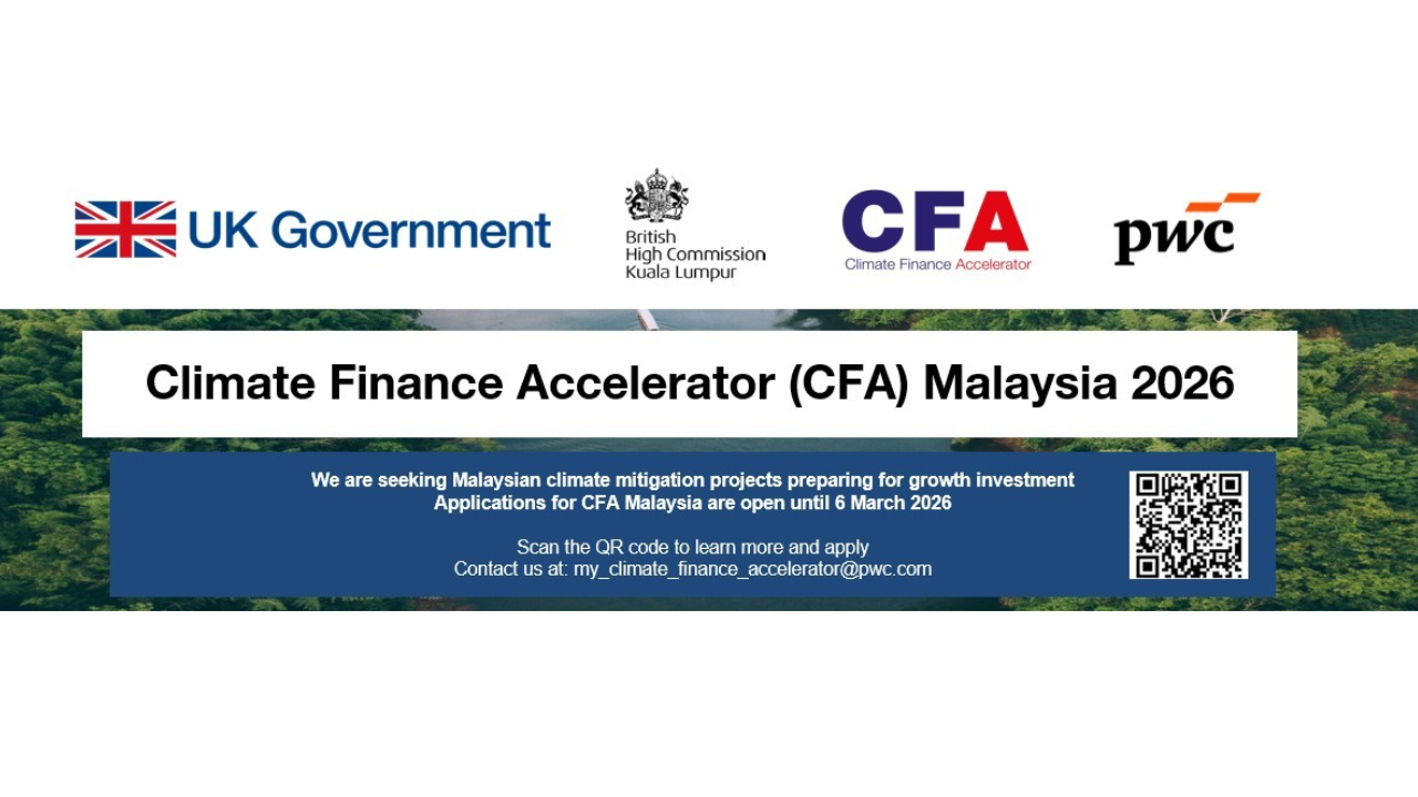Climate Finance Accelerator (CFA) Malaysia 2026